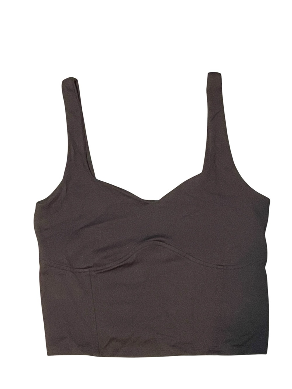 Abercrombie and Fitch sweet heart neckline black crop top Medium